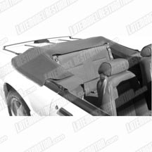 Mustang Convertible Top Boot Smoke Gray (87-89)