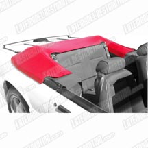 Mustang Convertible Top Boot Scarlet Red (87-89)