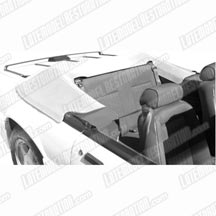 Mustang Convertible Top Boot White (83-89)