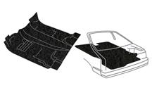 Mustang Floor Carpet & Hatch Carpet Kit Black (87-93)