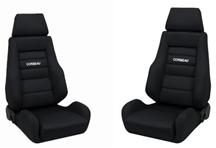 Corbeau GTs 2 Mustang Seat Pair, Black Cloth