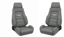 Corbeau GTs 2 Mustang Seat Pair, Gray Cloth