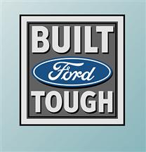 Built Ford Tough Logo Wall Graphic