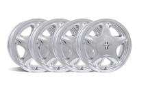 Mustang 16X7 Chrome Pony Wheel w/ Center Cap Kit (79-93)