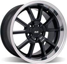 1994-04 Mustang Black Deep Dish Fr500 Wheel - 17X10.5