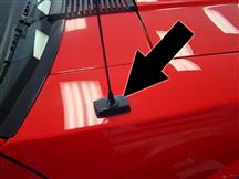 1979-93 Mustang Antenna Base Bezel