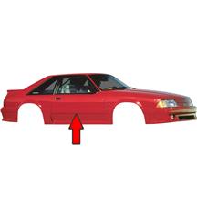 1987-93 Mustang GT & Cobra RH Door Body Side Molding