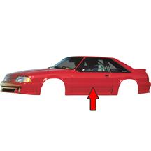 1987-93 Mustang GT & Cobra LH Door Body Side Molding