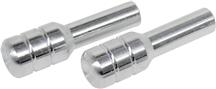 Mustang Standard Door Lock Knobs Satin Billet  (79-14)