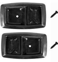 1979-93 Mustang Black Inner Door Handle Bezel Kit.