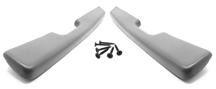 1987-93 Mustang Light Gray Door Armrest Pad Kit for Power Windows