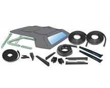Mustang Convertible Top 16 Piece Weatherstrip Kit, From 10/87 (88-93)