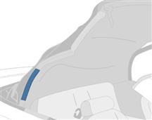 2001-04 Mustang RH Convertible Top Rear Weatherstrip