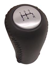 1983-04 Mustang 03-04 Cobra Style Leather Shift Knob, 5 Speed Pattern, M-7213-G