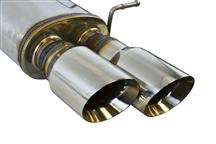 Mustang Magnaflow GT500 Magnaflow Street Axleback with Quad Tips Polished (13-14)