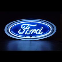 Ford Oval Neon Sign In Metal Can