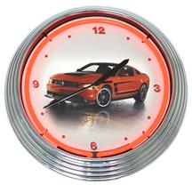 Ford Mustang Boss 302 Neon Clock