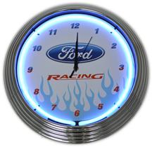 Ford Racing Neon Clock