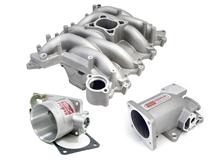 1999-04 Mustang GT Professional Products Satin Typhoon Intake Manifold Kit Includes Plenum And  75mm Throttle Body