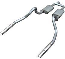 1996-04 Mustang V6 3.8L 2.5" Stainless Steel Pypes Dual Cat Back Exhaust System