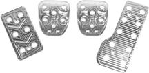 1979-04 Mustang Plain 4Pc Pedal Kit for Manual Transmission