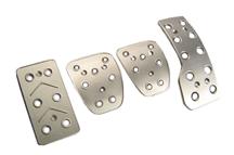 1979-04 Mustang Satin Plain 4Pc Pedal Kit for Manual Transmission