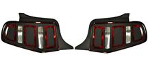 Mustang Taillight Decal Flat Black Vinyl (10-12)