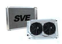 Mustang SVE 5.0L Aluminum Radiator & Fan Assembly for Manual (79-93)