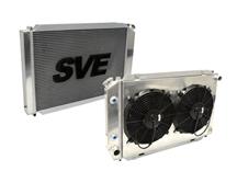 Mustang SVE 5.0L Aluminum Radiator & Fan Shroud for Auto Trans (79-93)