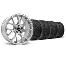 1994-04  Mustang Silver SVE Drift Wheel & Nitto Tire Kit - 18X9