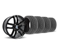 Mustang Boss 302 S Wheel And Tire Kit 19X9 & 19X10 Gloss Black (05-14)