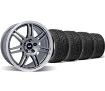 Mustang SVE Anniversary Wheel & Nitto Tire Kit - 18X9 Anthracite (05-14)
