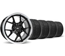 Mustang Ford GT Wheel & Nitto Tire Kit - 18X9 Black (05-14)