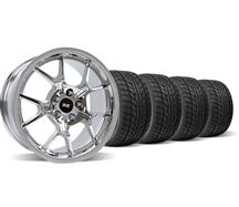 Mustang Ford GT Wheel & Nitto Tire Kit - 18X9 Chrome (05-14)