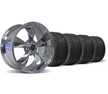 Mustang Motorsport Bullitt Wheel & Nitto Tire Kit - 20X9/10 Chrome (05-14)
