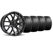 Mustang SVE Drift Wheel & Falken Tire Kit - 19X9.5 Flat Black (05-14)