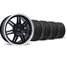 1994-04 Mustang Black SVE Anniversary Wheel & Nitto Tire Kit - 17X9