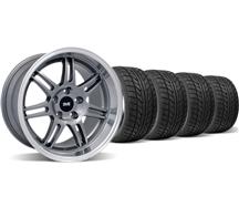 1994-04 Mustang Anthracite SVE Anniversary Deep Dish Wheel & Nitto Tire Kit - 17X9/10