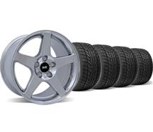 1994-04 Mustang Chrome 03 Cobra Wheel & Nitto Tire Kit - 17X9/10.5