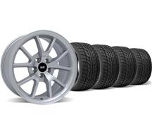 1994-04 Mustang Silver Deep Dish Fr500 Wheel & Nitto Tire Kit - 17X9