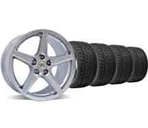 1994-04 Mustang Chrome Saleen Wheel & Nitto Tire Kit - 18X9/10
