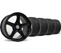 1994-04 Mustang Black Saleen Wheel & Nitto Tire Kit - 18X9